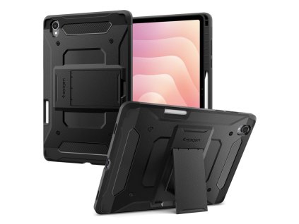 Spigen - Tough Armor Pro odolné puzdro s držiakom pre Samsung Galaxy Tab S11 - čierne