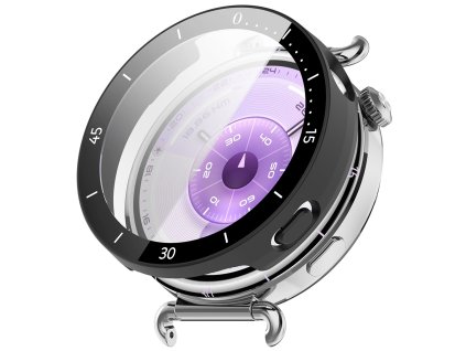 Techsuit - Defense360 Pro Bezel + Screen Protector - Huawei Watch GT 6 41mm - Matte Black