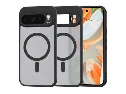 Techsuit - HaloFrost MagSafe Series puzdro pre Google Pixel 9 Pro - čierne