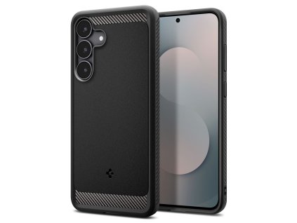 Spigen - Rugged Armor - Samsung Galaxy S25 FE - Matte Black