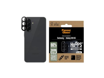 PanzerGlass® - Hoops® Camera Lens Protector - Samsung Galaxy A36 5G - Transparent
