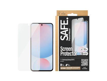 PanzerGlass® - SAFE. Ultra-Wide Fit Screen Protector w. Aligner - Samsung Galaxy S24 FE - Clear