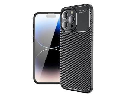 Techsuit - CarbonFiber - iPhone 14 Pro - Black
