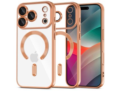 Techsuit - Luxury Crystal MagSafe - iPhone 17 Pro Max - Orange