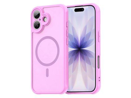 Techsuit - HaloFrost II MagSafe obal pre iPhone 17 - ružový