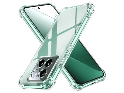 Techsuit - Shockproof Clear Silicone - Xiaomi 14 Pro - Clear