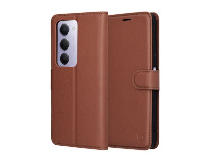 Techsuit - Leather Folio - Xiaomi Redmi 15 4G / Redmi 15 5G - Brown