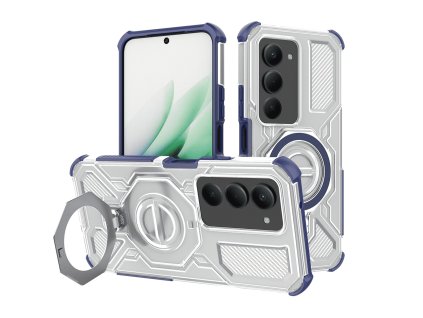 Techsuit - Carbon Shield PRO puzdro pre Xiaomi Redmi 15 4G / Redmi 15 5G - modré priehľadné