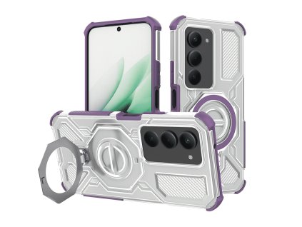 Techsuit - Carbon Shield PRO - Xiaomi Redmi 15 4G / Redmi 15 5G - Purple Transparent