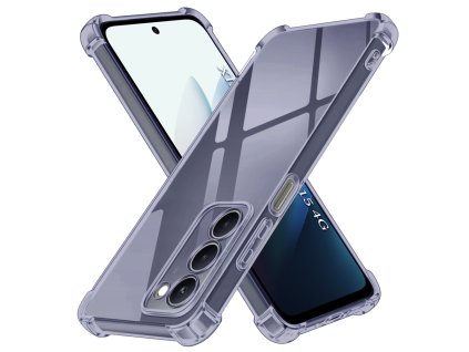 Techsuit - Shockproof Clear Silicone - Xiaomi Redmi 15 4G / Redmi 15 5G - Smoke Black