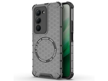 Techsuit - HoneyComb Shield MagSafe obal pre Xiaomi Redmi 15 4G / Redmi 15 5G - čierny