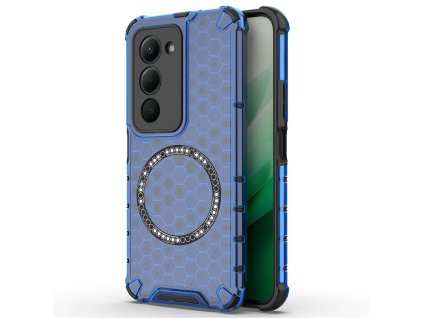 Techsuit - HoneyComb Shield MagSafe - Xiaomi Redmi 15 4G / Redmi 15 5G - Blue