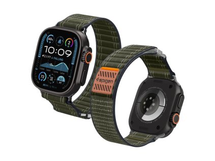 Spigen - Watchband (WBF0) - Apple Watch 8 / 9 / 10 / SE / SE 2 / Ultra / Ultra 2 (44/45/46/49mm) - Green