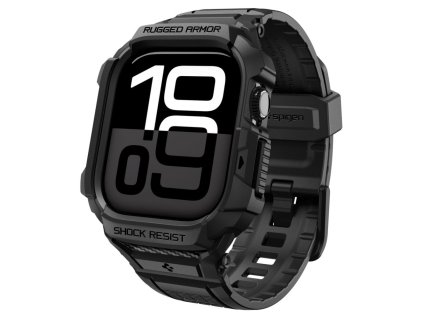 Spigen - Rugged Armor Pro V2 - Apple Watch 10 42mm / Watch 11 42mm - Matte Black