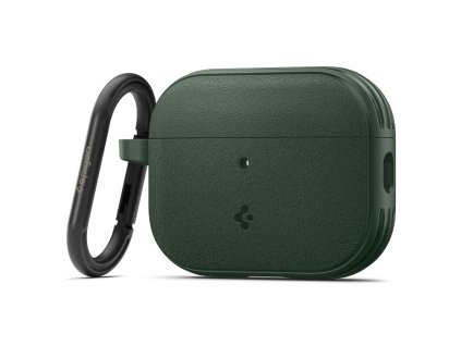 Spigen - Protection Case Vault - for Apple AirPods Pro 3, Air Space Technology, Aluminum Holder - Midnight Green