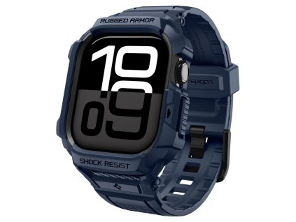 Spigen - Rugged Armor Pro V2 - Apple Watch 10 42mm / Watch 11 42mm - Navy Blue