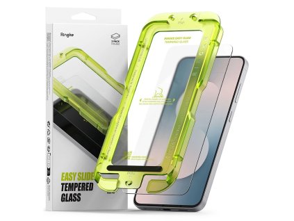 Ringke - Easy Slide Tempered Glass (2 pack) ochranné sklo pre Samsung Galaxy S25 FE - číre