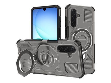 Techsuit - Carbon Shield PRO puzdro pre Samsung Galaxy A17 5G / A17 4G - smoke black