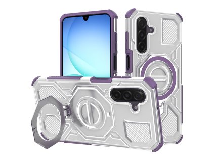 Techsuit - Carbon Shield PRO puzdro pre Samsung Galaxy A17 5G / A17 4G - fialové priehľadné