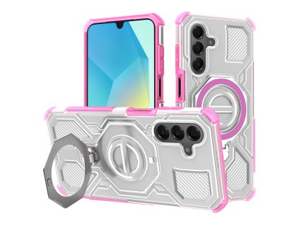 Techsuit - Carbon Shield PRO - Samsung Galaxy A16 4G / A16 5G - Pink Transparent