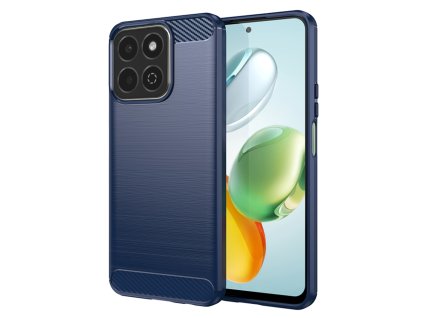 Techsuit - Carbon Silicone puzdro pre Honor 200 Smart / X7c - modré