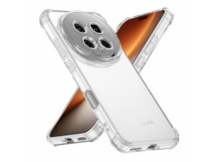 Techsuit - Shockproof Clear Silicone odolný číry obal pre Honor Magic8 Pro – transparentný