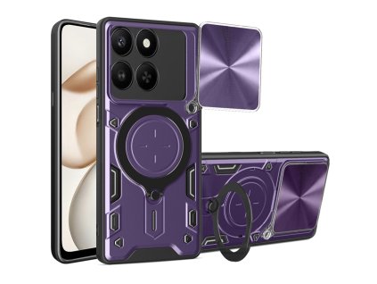 Techsuit - CamGuard Pro puzdro pre Honor 400 Smart 5G / 400 Smart 4G / X7d 4G - fialové