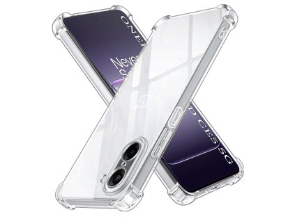 Techsuit - Shockproof Clear Silicone odolný číry obal pre OnePlus Nord CE5 – transparentný