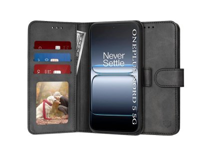 Techsuit - Diary Book - OnePlus Nord 5 - Black