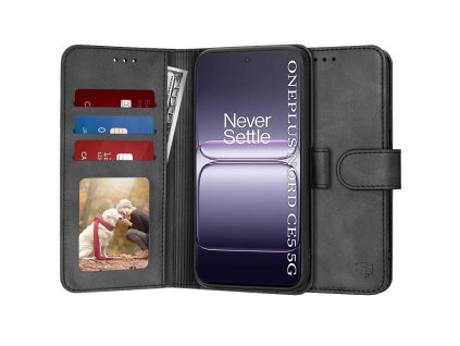 Techsuit - Diary Book knižkový obal pre OnePlus Nord CE5 - čierny