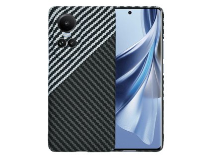Techsuit - Carbonite FiberShell - Oppo Reno10 / Reno10 Pro - Stealth Gray
