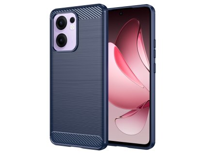 Techsuit - Carbon Silicone - Oppo Reno13 F 4G / Reno13 F 5G / Reno13 FS 5G - Blue