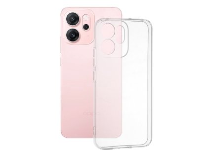 Techsuit - Clear Silicone puzdro pre Oppo Reno14 F / Reno14 FS 5G - priehľadné