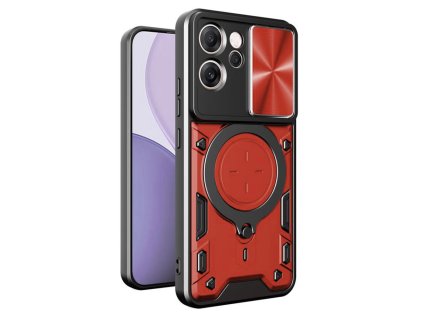 Techsuit - CamGuard Pro puzdro pre Oppo Reno14 F / Reno14 FS 5G - červené