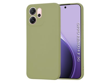 Techsuit - SoftFlex mäkký silikónový obal pre Oppo Reno14 F / Reno14 FS 5G – matcha
