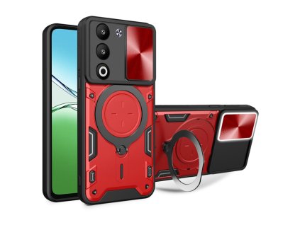 Techsuit - CamGuard Pro puzdro pre Oppo A5 4G / A5 5G - červené