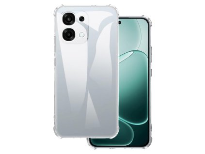Techsuit - Shockproof Clear Silicone odolný číry obal pre Oppo A6 Pro 4G / A6 Pro 5G – transparentný