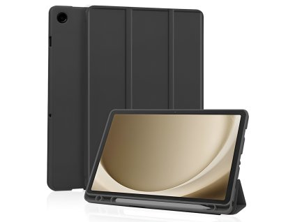 Techsuit - Flex Trifold (with Pencil Holder) - Samsung Galaxy Tab A11 Plus / A9 Plus - Black