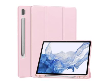 Techsuit - Flex Trifold (with Pencil Holder) - Samsung Galaxy Tab A11 Plus / A9 Plus - Pink