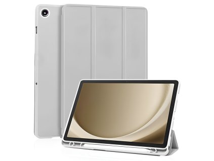 Techsuit - Flex Trifold (with Pencil Holder) - Samsung Galaxy Tab A11 Plus / A9 Plus - Gray