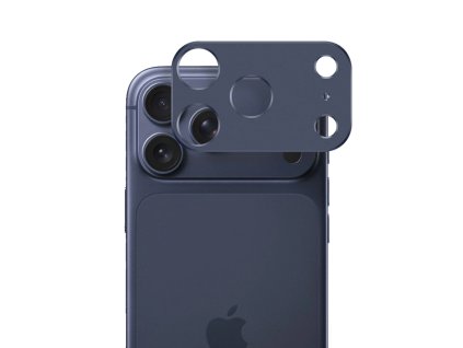 Techsuit - Full Camera Glass ochranné sklo na kameru pre iPhone 17 Pro Max - tmavomodré