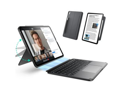 ESR - Shift Keyboard Case - iPad Pro 13 (2024) / iPad Pro 13 (2025) - Dark Gray