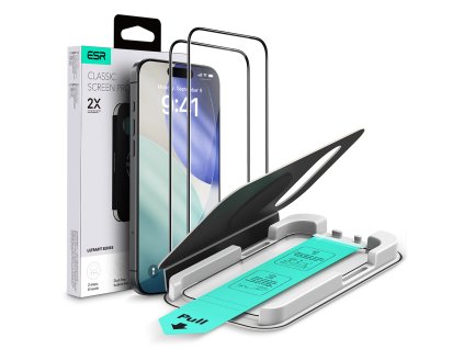 ESR - Tempered Glass UltraFit (2pack) - iPhone 17 Air - Black