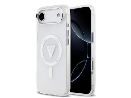 Guess - IML Gradient Triangle Logo MagSafe puzdro pre iPhone 17 Air - číre