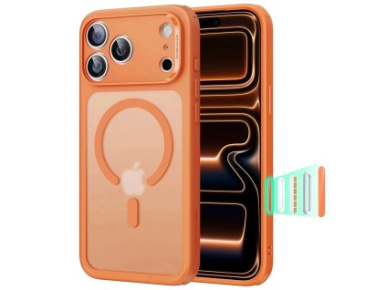 ESR - Classic Hybrid HaloLock puzdro pre iPhone 17 Pro Max - matné oranžové