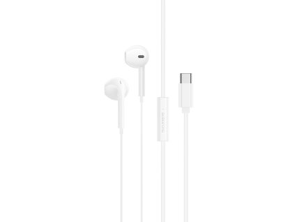 Borofone - Wired Earphones Star BM99 káblové slúchadlá (mikrofón, USB-C, DAC čip, 1.2 m) - biele