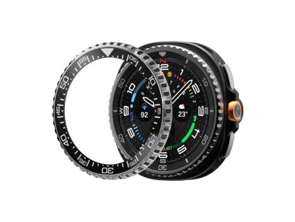 Spigen - Bezel Tune Pro Diver - for Samsung Galaxy Watch8 Classic, Stainless Steel - Black