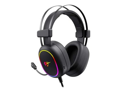 Havit - Gaming Headphones Gamenote H2016d - for Gaming, with Microphone, RGB, USB, Jack 3.5mm - Black