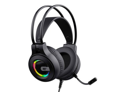 Havit - Gaming Headphones (H2040d) - with Microphone, RGB, USB, Jack 3.5mm - Black