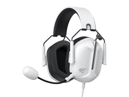 Havit Gaming Headphones (H2033d) - Foldable, Omnidirectional Microphone, 3.5mm Jack - White / Black